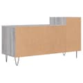 Miniatyrbilde 8 av 11: vidaXL TV-benk grå sonoma 100x35x55 cm konstruert tre