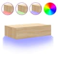 Miniatyrbilde 2 av 11: vidaXL TV-benk med LED-lys sonoma eik 60x35x15,5 cm