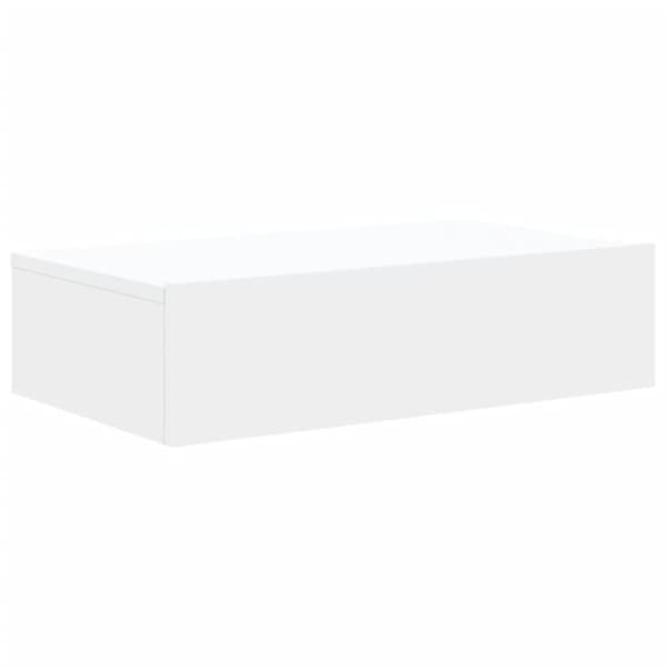 vidaXL tv-bord med LED-lys 60x35x15,5 cm hvid