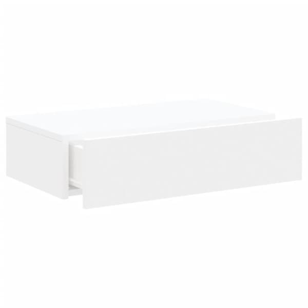 vidaXL tv-bord med LED-lys 60x35x15,5 cm hvid