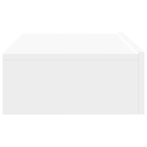 vidaXL tv-bord med LED-lys 60x35x15,5 cm hvid