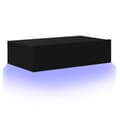 Miniatyrbilde 6 av 11: vidaXL TV-benk med LED-lys svart 60x35x15,5 cm