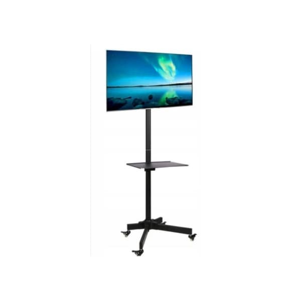 Stolik/wózek na kółkach + uchwyt do TV 23-55" 25 kg S-09