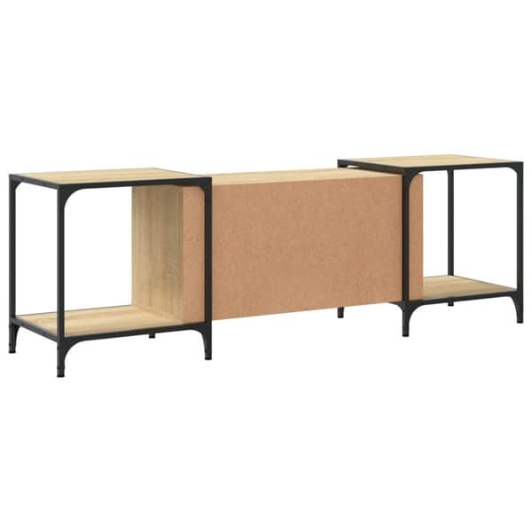 vidaXL Tv-bänk sonoma ek 153x37x50 cm konstruerat trä