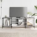 Miniatyrbilde 11 av 11: vidaXL TV-benk grå sonoma 153x37x50 cm konstruert tre
