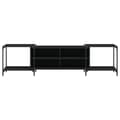 Miniatyrbillede 3 af 11: vidaXL tv-bord 203x37x50 cm konstrueret træ sort