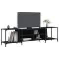 Miniatyrbillede 2 af 11: vidaXL tv-bord 203x37x50 cm konstrueret træ sort