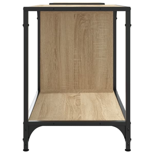 vidaXL Tv-bänk sonoma ek 203x37x50 cm konstruerat trä