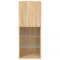 Pikkukuva 9 / 11: vidaXL TV-kaappi LED-valoilla Sonoma-tammi 40,5x30x102 cm