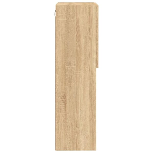 vidaXL TV-kaappi LED-valoilla Sonoma-tammi 40,5x30x102 cm