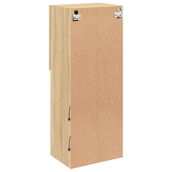 vidaXL TV-kaappi LED-valoilla Sonoma-tammi 40,5x30x102 cm