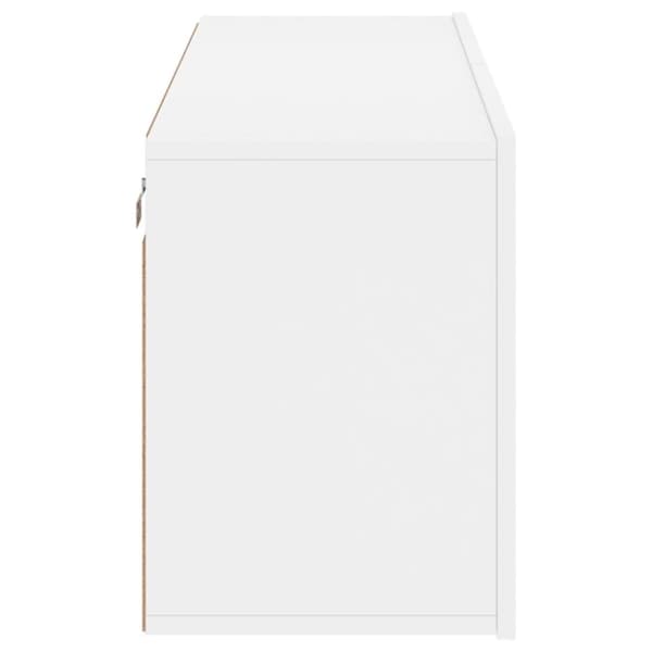 vidaXL væghængt tv-bord 100x30x41 cm hvid