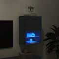 Miniatyrbilde 5 av 11: vidaXL TV-benker med LED-lys 2 stk svart 40,5x30x60 cm