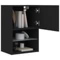 Miniatyrbilde 6 av 11: vidaXL TV-benker med LED-lys 2 stk svart 40,5x30x60 cm
