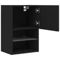 Miniatyrbilde 8 av 11: vidaXL TV-benker med LED-lys 2 stk svart 40,5x30x60 cm
