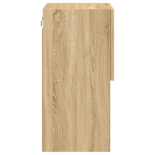 vidaXL TV-kaappi LED-valoilla Sonoma-tammi 30,5x30x60 cm