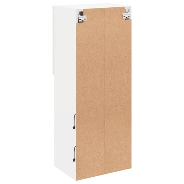 vidaXL TV-kaappi LED-valoilla valkoinen 40,5x30x102 cm