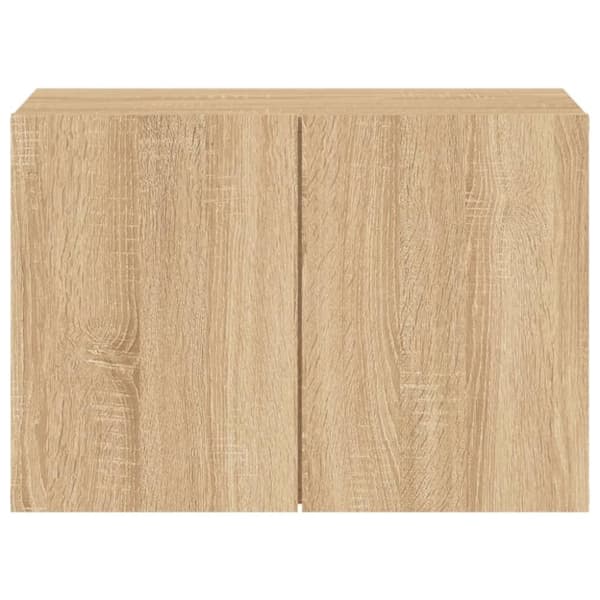 vidaXL Veggmontert TV-benk sonoma eik 60x30x41 cm