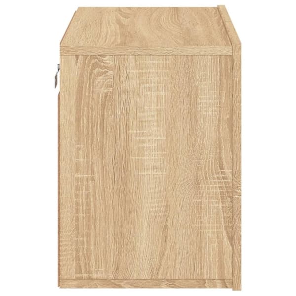 vidaXL Veggmontert TV-benk sonoma eik 60x30x41 cm