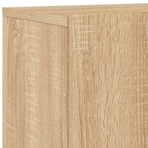 vidaXL Veggmontert TV-benk sonoma eik 60x30x41 cm