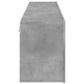Miniatyrbilde 7 av 11: vidaXL Veggmonterte TV-benker 2 stk betonggrå 80x30x41 cm
