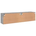 Miniatyrbilde 8 av 11: vidaXL Veggmonterte TV-benker 2 stk betonggrå 80x30x41 cm