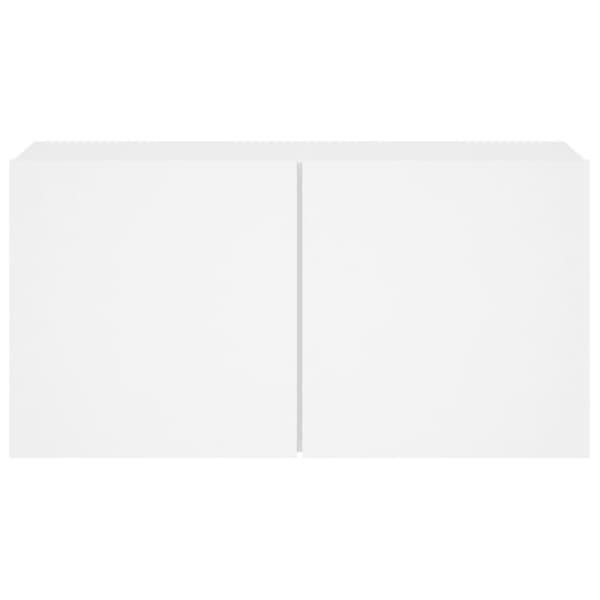 vidaXL væghængt tv-bord 80x30x41 cm hvid
