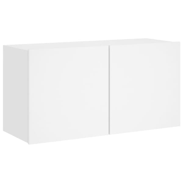 vidaXL væghængt tv-bord 80x30x41 cm hvid