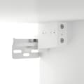 Miniatyrbilde 9 av 11: vidaXL Vegghengt TV-benk hvit 80x30x41 cm
