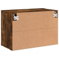 Miniatyrbillede 7 af 11: vidaXL væghængt tv-bord 60x30x41 cm røget egetræsfarve