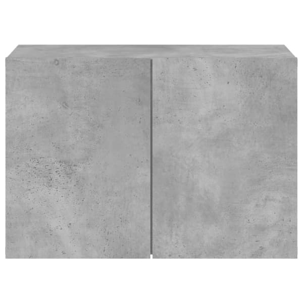 vidaXL Vegghengt TV-benk betonggrå 60x30x41 cm