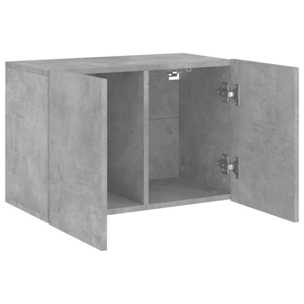 vidaXL TV-kaappi seinäkiinnitettävä betoninharmaa 60x30x41 cm
