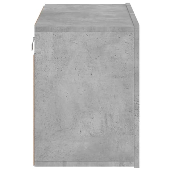 vidaXL TV-kaappi seinäkiinnitettävä betoninharmaa 60x30x41 cm
