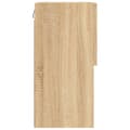 Miniatyrbillede 10 af 11: vidaXL tv-bord med LED-lys 40,5x30x60 cm sonoma-eg
