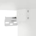 Miniatyrbild 11 av 11: vidaXL Väggmonterade sängbord med LED-lampor vit
