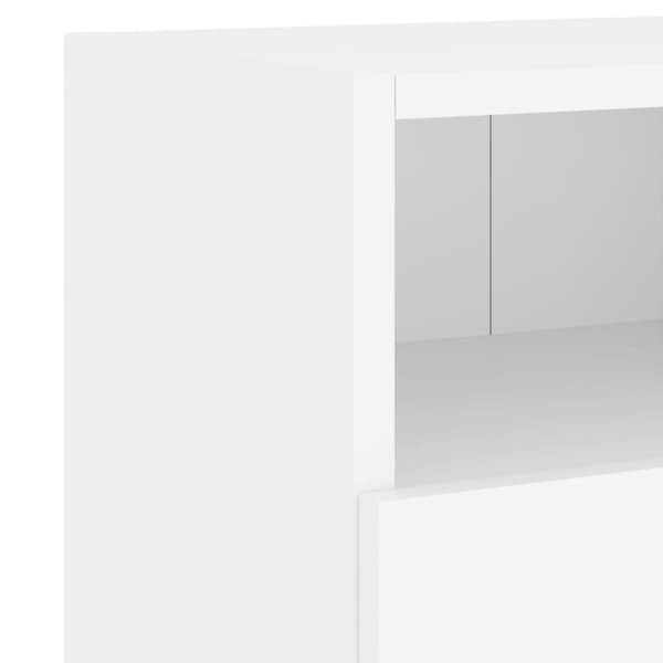 vidaXL TV-seinäkaappi valkoinen 60x30x30 cm tekninen puu