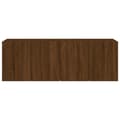 Miniatyrbilde 6 av 11: vidaXL Veggmonterte TV-benker 2 stk brun eik 60x30x41 cm