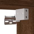 Miniatyrbilde 10 av 11: vidaXL Veggmonterte TV-benker 2 stk brun eik 60x30x41 cm