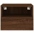 Miniatyrbilde 7 av 11: vidaXL Vegghengte TV-benker 2 stk brun eik 40x30x30 cm konstruert tre