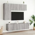 Miniatyrbilde 2 av 11: vidaXL Veggmonterte TV-benker 2 stk grå sonoma 60x30x41 cm
