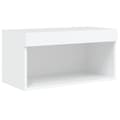 Miniatyrbilde 7 av 11: vidaXL TV-benk med LED-lys hvit 60x30x30 cm