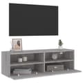 Pikkukuva 4 / 11: vidaXL TV-seinäkaappi harmaa Sonoma 100x30x30 cm tekninen puu