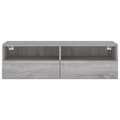Pikkukuva 6 / 11: vidaXL TV-seinäkaappi harmaa Sonoma 100x30x30 cm tekninen puu