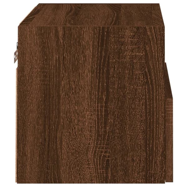 vidaXL TV-seinäkaappi ruskea tammi 40x30x30 cm tekninen puu