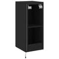 Pikkukuva 11 / 11: vidaXL TV-seinäkaappi LED-valoilla musta 30,5x35x70 cm