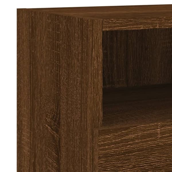 vidaXL TV-seinäkaapit 2 kpl ruskea tammi 60x30x30 cm tekninen puu