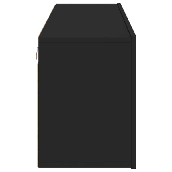 vidaXL Veggmonterte TV-benker 2 stk svart 60x30x41 cm
