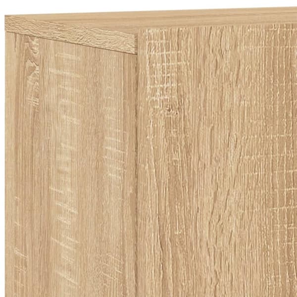vidaXL Veggmonterte TV-benker 2 stk sonoma eik 60x30x41 cm