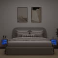 Pikkukuva 3 / 11: vidaXL TV-seinäkaapit LED-valoilla 2 kpl Sonoma-tammi 30x28,5x30 cm