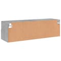 Miniatyrbilde 8 av 11: vidaXL Vegghengt TV-benk betonggrå 100x30x30 cm konstruert tre